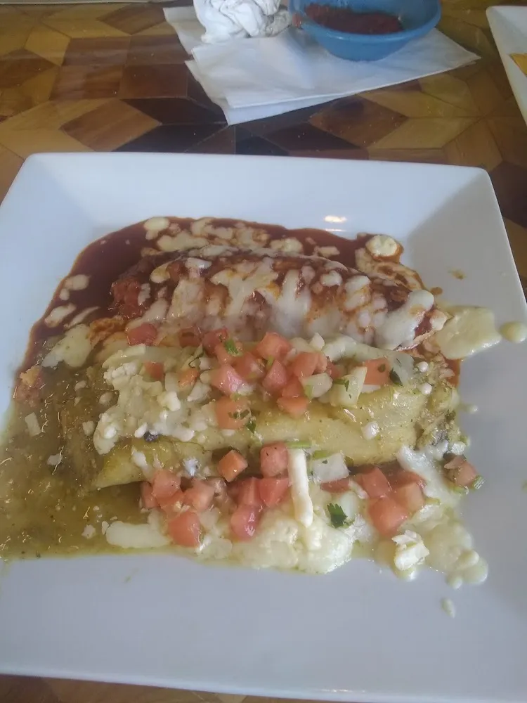 Chicken and a Pork Tamales